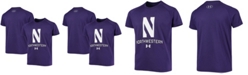 Under Armour Youth Purple Northwestern Wildcats Logo Lockup Performance T-shirt